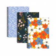 Floral A5 Spiral Notebook