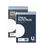 Spiral Note Pad 6"x4", 3pk Asst 1