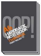 A6 Hardback Notebook 2pk