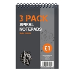 6"x4" Spiral Notepad 3pk 6"x4" Spiral Notepad 3pk