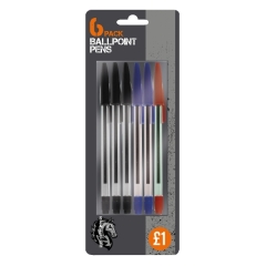 6pk Ballpoint Pens