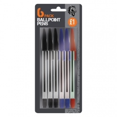 6pk Ballpoint Pens 6pk Ballpoint Pens