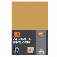 10 C4 Manila Envelopes 10 C4 Manila Envelopes
