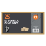 25 DL Manila Envelopes 25 DL Manila Envelopes