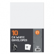 10 C4 White Envelopes 10 C4 White Envelopes