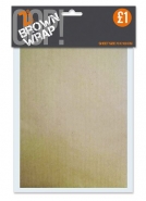 Brown Kraft Wrap 100 x 70cm, 2 sheets