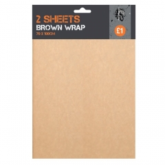 Brown Kraft Wrap 100 x 70cm, 2 sheets Brown Kraft Wrap 100 x 70cm, 2 sheets