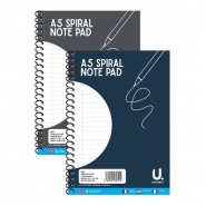 A5 Spiral Note Pad Asst 1