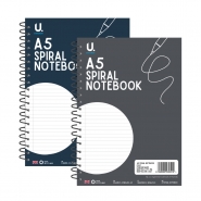 A5 Spiral Note Pad Asst 1