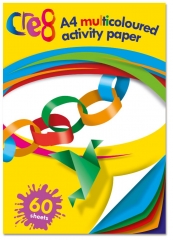 A4 Multi-coloured Activity Paper, 50 sheets