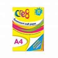 A4 Fluorescent Craft Paper 32 sheets