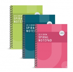 Spiral Notebook 20x28cm Colour Asst 1 Spiral Notebook 20x28cm Colour Asst 1