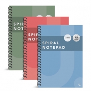 A5 Spiral Notebook Colour Asst 1