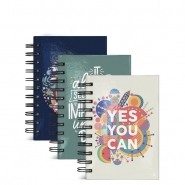 Quote A6 Hardback Spiral Notebook