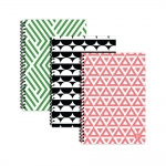 Geo Shape A5 Spiral Notebook Geo Shape A5 Spiral Notebook