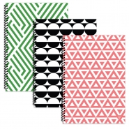 Geo Shape 20x28cm Spiral Notebook Geo Shape 20x28cm Spiral Notebook