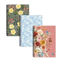 Floral A5 Spiral Notebook Floral A5 Spiral Notebook