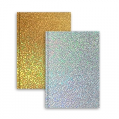 A5 Gold & Silver Holographic Notebook A5 Gold & Silver Holographic Notebook