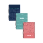 Soft Abstract A6 Spiral Notebook 2pk Soft Abstract A6 Spiral Notebook 2pk