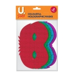 Holographic Mask Colourful, 8pk Holographic Mask Colourful, 8pk