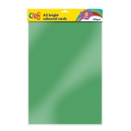 A3 Bright Coloured Card, 6 sheets