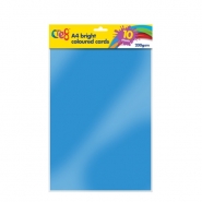 A4 Bright Coloured Card, 10 sheets