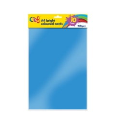 A4 Bright Coloured Card, 10 sheets A4 Bright Coloured Card, 10 sheets