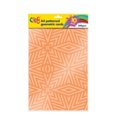 A4 Patterned Geometric Card, 10 sheets A4 Patterned Geometric Card, 10 sheets