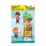 Pirates Activity Pack with 6pk Fibre Pens Pirates Activity Pack with 6pk Fibre Pens