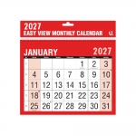 Red & Black Easy View Monthly Planner, 27 x 21cm Red & Black Easy View Monthly Planner, 27 x 21cm