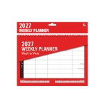 Red & Black A4 Weekly Planner Red & Black A4 Weekly Planner