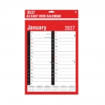 Red & Black A3 Easy View Calendar Red & Black A3 Easy View Calendar