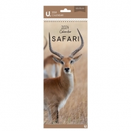 Slim Calendar Safari, 42 x 15cm
