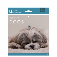 Square Calendar Dogs & Puppies, 28.5 x 28.5cm