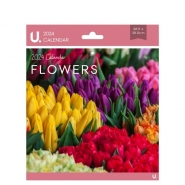 Square Calendar Flowers, 28.5 x 28.5cm