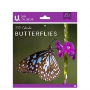 Square Calendar Butterflies, 28.5 x 28.5cm