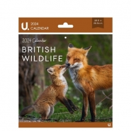 Square Calendar British Wildlife, 28.5 x 28.5cm