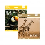 Square Calendar Wild Animals, 2 Asst, 28.5 x 28.5cm Square Calendar Wild Animals, 2 Asst, 28.5 x 28.5cm