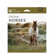 Square Calendar Horses & Ponies, 28.5 x 28.5cm