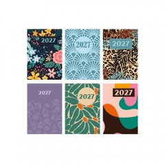 Pocket Graphic Patterned Diary, 6 Asst Pocket Graphic Patterned Diary, 6 Asst