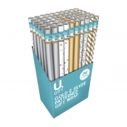 Gold & Silver Patterned Giftwrap Gold & Silver Patterned Giftwrap