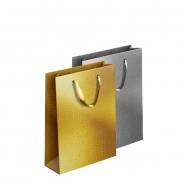 Embossed Metallic Giftbag Gold & Silver X-Large, 32x44x9.5cm