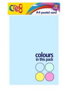 A4 Pastel Card, 12 sheets A4 Pastel Card, 12 sheets