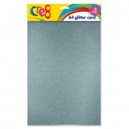 A4 Glitter Card, 5 sheets