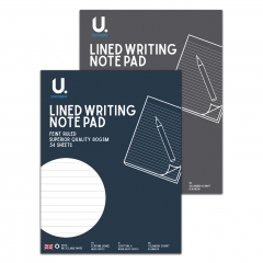 Lined Writing Pad 13.5x17.5cm Lined Writing Pad 13.5x17.5cm