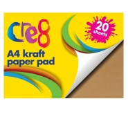 A4 Kraft Paper Pad, 20 sheets