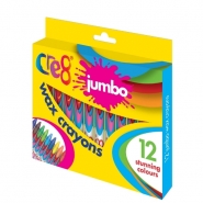 Jumbo Wax Crayons, 12pk