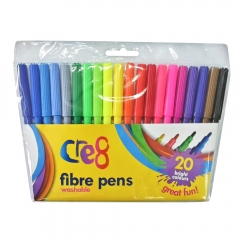 Fibre Pens, 20 Colours Fibre Pens, 20 Colours