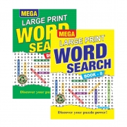 Mega Large Print Word Search Book 3 & 4