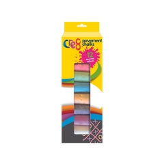 Coloured Pavement Chalk, 12 Colours Coloured Pavement Chalk, 12 Colours